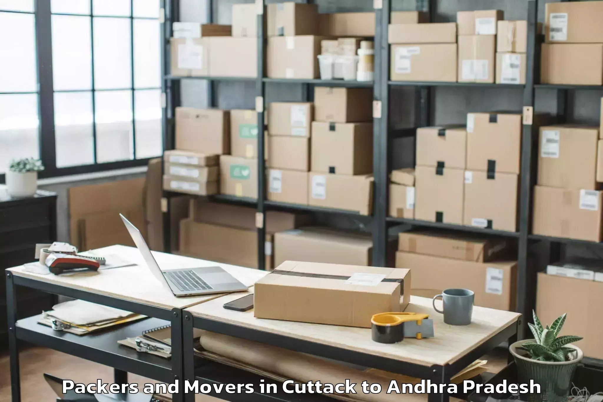 Book Cuttack to Vaddeswaram Packers And Movers Online